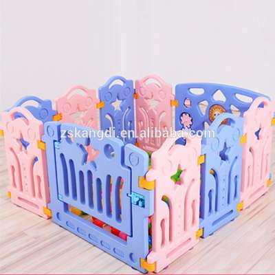 Plastic Baby Playpen PlayPen Pink Large Foldable Indoor & Outdoor safety children fence