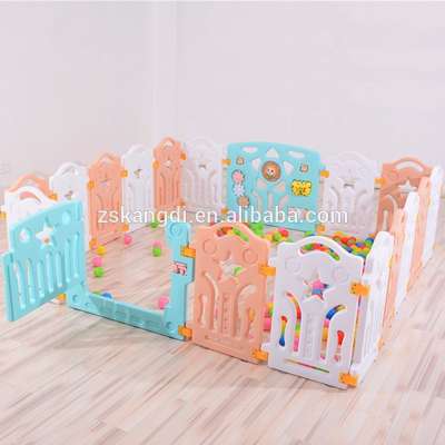 Combine Freely Plastic Baby Playpen Baby Playard Colorful